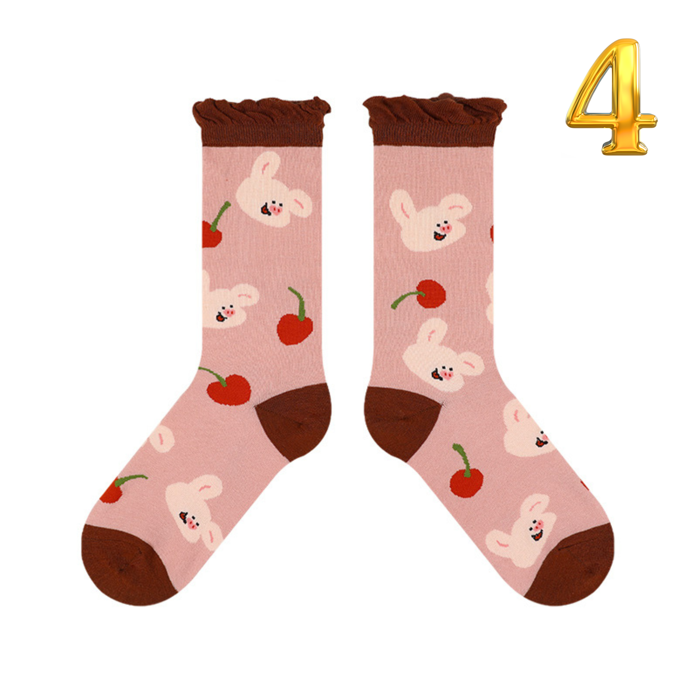 The Best White Beige Brown Pink Socks for Women Girls, Pig Pattern Socks, Cute Colorful Socks for What to Wear Inspo, Coquette Cozy Warm Spring Socks for Influencers