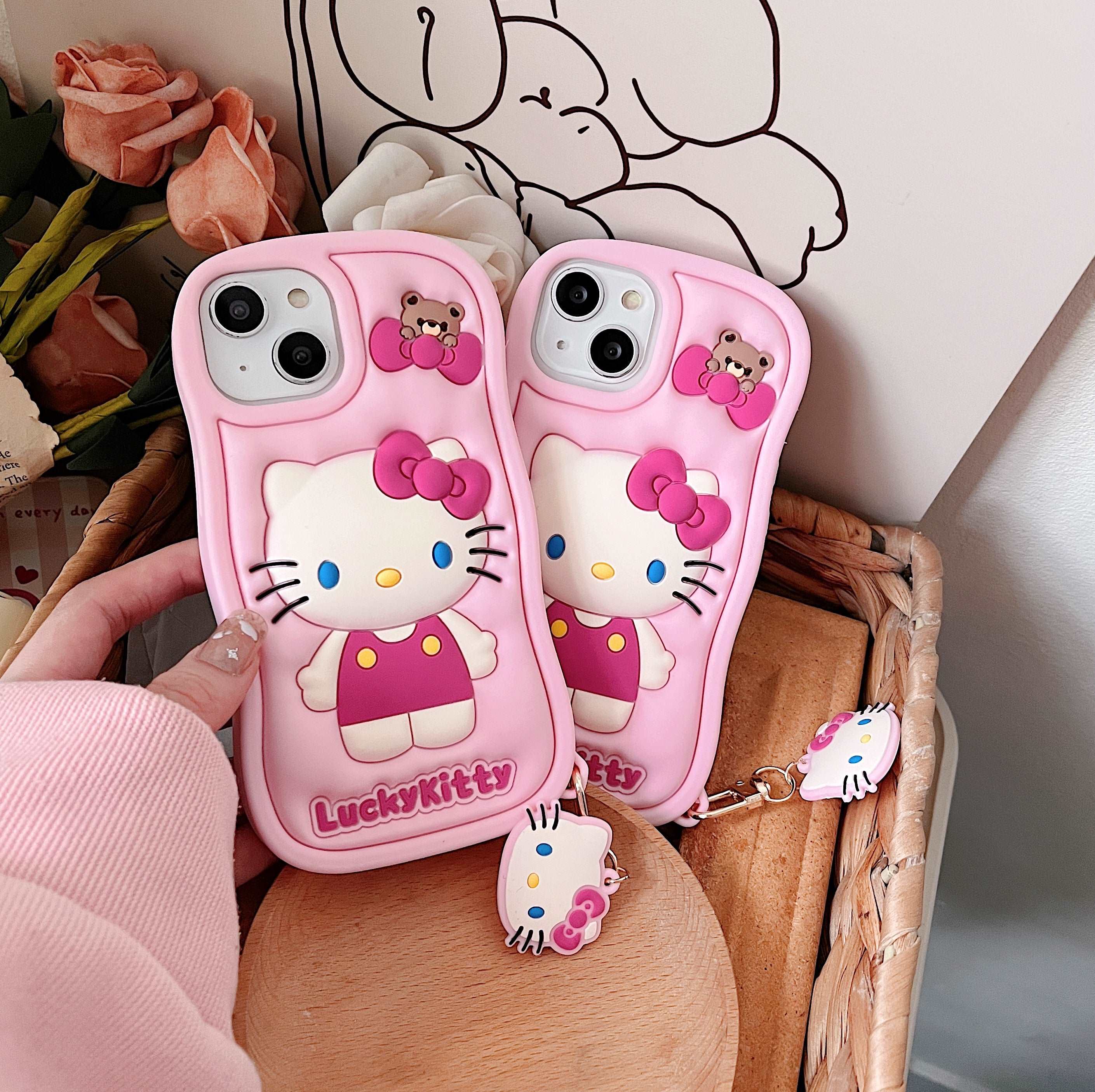 Pink Princess Hello Kitty case for Gen Z iPhone users