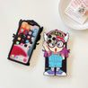 iPhone case with a vibrant print of Arale, the beloved animation character