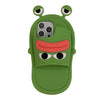 Silicone iPhone case with frog design for iPhone 14 series