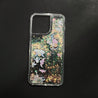 Floral and butterfly adorned glitter case for a trendy iPhone aesthetic