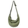 Vibrant green canvas bag with a practical shoulder strap