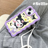 Solo image of a purple iPhone case with Kuromi's cat character for a kawaii look