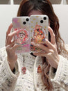 The Most Unique iPhone Case for Women in 2024, Chinese God of Wealth Magnetic iPhone Case for iPhone 11-15 Pro Max With Phone Charm and Phone Holder Options, Pink iPhone Case, Red iPhone Case, Y2K Fashion, Gen Z Humor Fashion Item