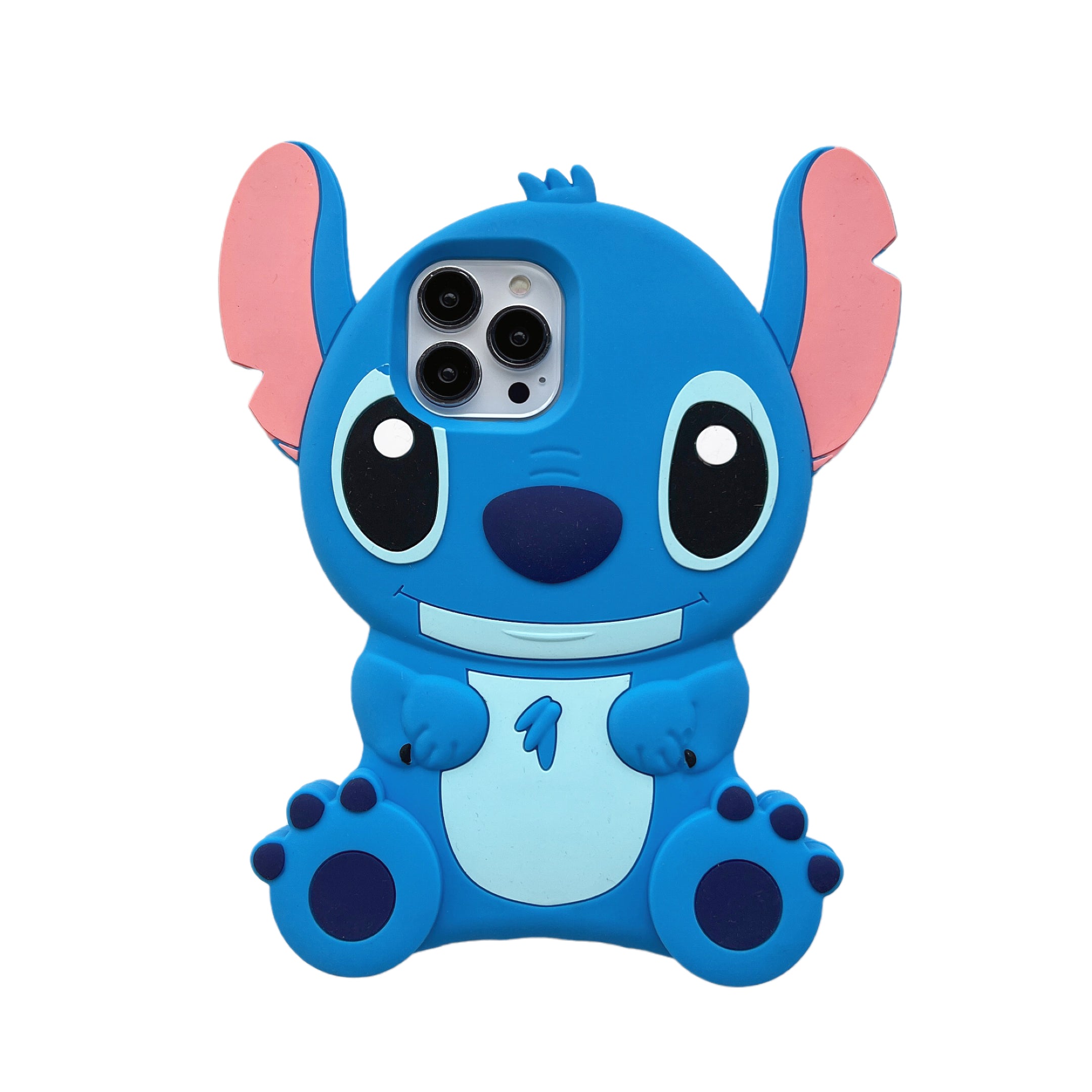 Cute and protective blue Stitch iPhone case for the latest iPhone models