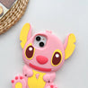 Detailed view of a pink Stitch iPhone case suitable for iPhone 13 Pro Max